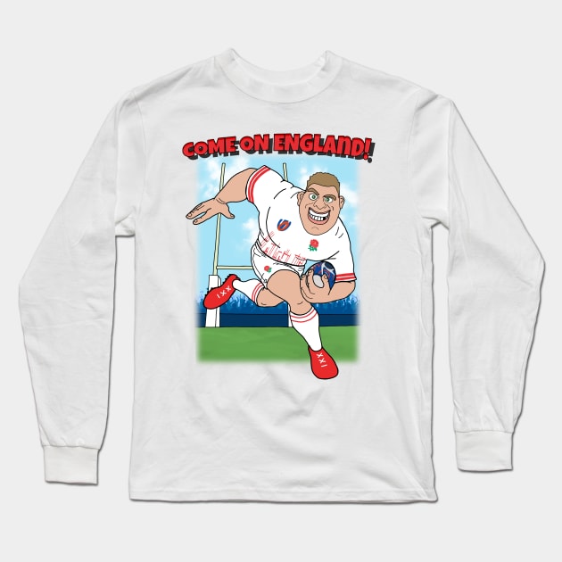 Show off your unique sense of humor and support the Red & Whites in style with our exclusive, funny, and original handmade rugby designs. Long Sleeve T-Shirt by Game Day 